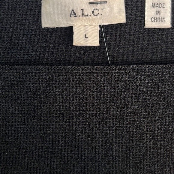 A.L.C. Victoria Black Knit Tank Top L - Picture 4 of 5